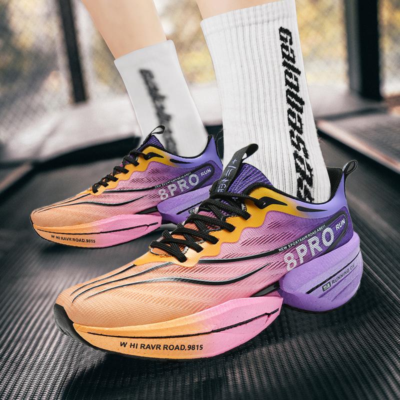 Большой размер 45 Carbon Plate Marathon Shoes Men Casual Sneakers Удобные легкие спортивные кроссовки для бега унисекс Tenis Walking Shoes