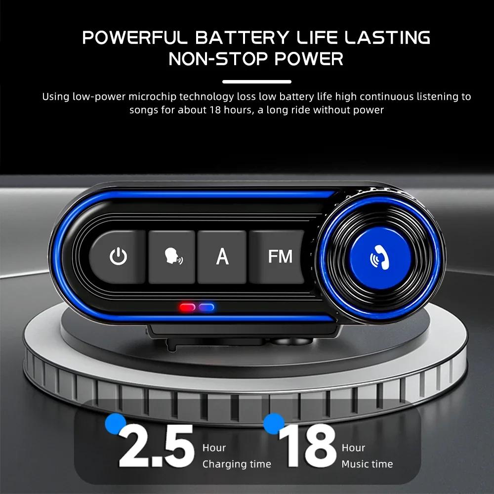 Kebidumei BT36 мотоциклетный шлем Bluetooth гарнитура водонепроницаемый IPX7 стерео наушники динамик шумоподавление 600 мАч для мото