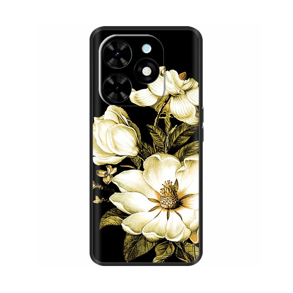 Чехол для Tecno Spark 20 Pro Мягкий черный силиконовый чехол для телефона для Tecno Spark 20C Coque Spark20 Spark 20 Pro Защитная крышка Fundas