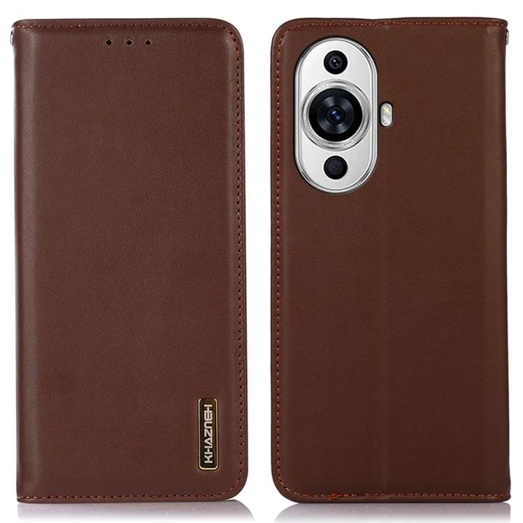 Чехол-кошелек с блокировкой RFID для телефона Huawei nova 11/nova 12s 4G/nova 12 Lite 4G из натуральной коровьей кожи