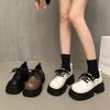 2024 женские весенние новые черные туфли на плоской подошве, женские лоферы без шнуровки, топсайдеры, дизайнерские повседневные кожаные оксфорды