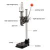 Small Manual Press Punching Machine Leather Hole Press Puncher Die Cutting Machine Punch Tool for