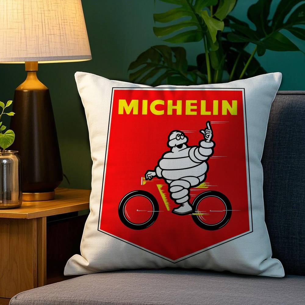 M-MichelinS T-Шины Наволочка Плюшевая Ткань Мягкий Двусторонняя Печать Чехол для Подушки Дивана Наволочки