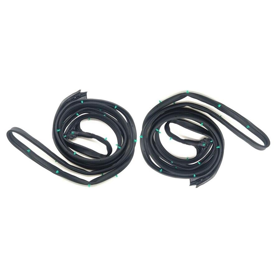 2x Car Front Left Right Replacement Door Rubber Sealstrip For 03-07 Accord Sedan