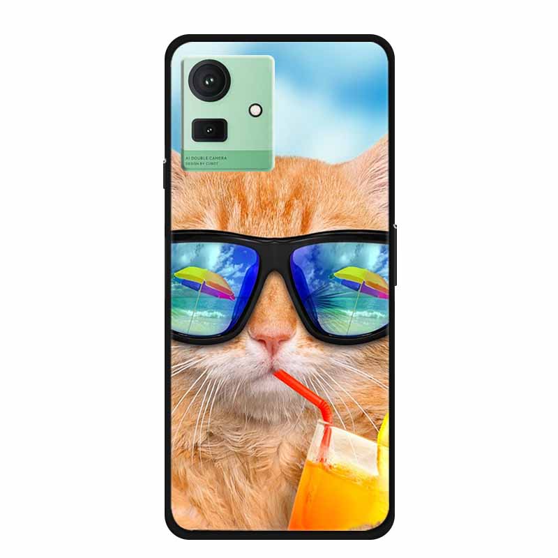 For Cubot Note 50 Case Shockproof Soft Silicone TPU Bumper for CUBOT Note 50 Global Cover Cat Luxury Note50 Cute Cartoon Shell