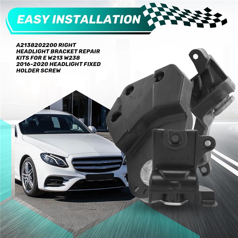 Headlight Bracket Repair Kits For Mercedes Benz E W213 W238 2016- Headlight Fixed Holder Screw