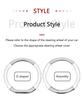 ABCDEG1 Carbon fiber Nappa Leather Car Steering Wheel Cover Accessories For Kia K5 Sportage Picanto Xceed Rio Cerato Soul Carens Seltos