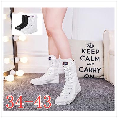 Сапоги Женские ботинки Обувь Ботильоны Холщовые сапоги Повседневная обувь Студенческая обувь