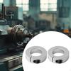2 Pieces Optical Axis Collars Clamping Collar Sturdy Lightweight Premium Multifunctional Automotive