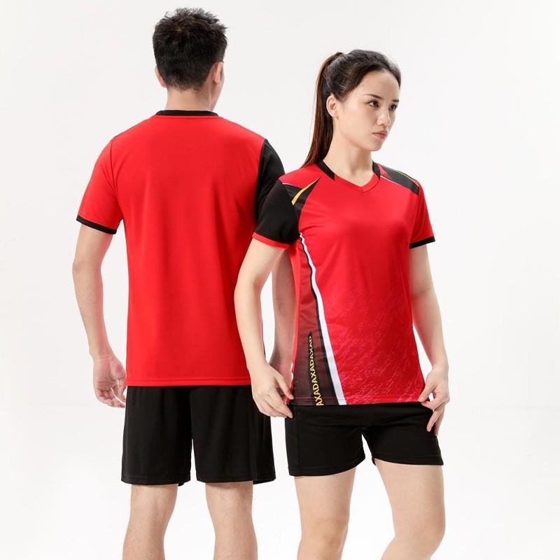 Unisex Volleyball Uniform Set Short Sleeve Training Jersey Competition Sportswear Adult Outdoor Team Sports