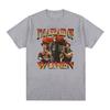 Im Afraid of Women Gym Retro Graphic T Shirt Unisexs Gothic Fashion Short Sleeve Tshirts Unisex Clothing Tshirt