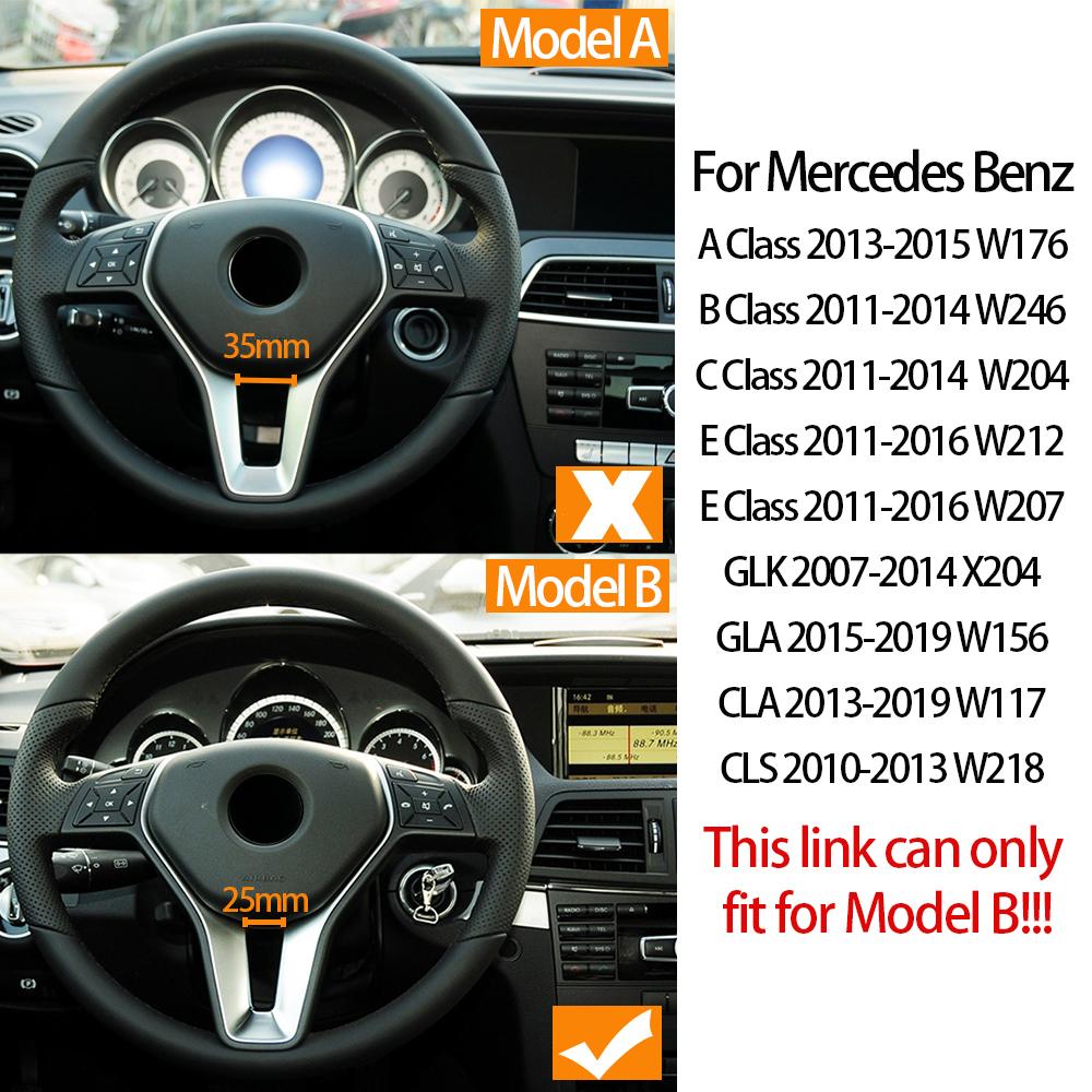Interior Car Steering Wheel Cover Panel Trim For Mercedes Benz A B C E Class W176 W246 W204 X204 W212 W207 W156 W117 A0994640113