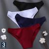 3PCS/Set M-XXL Panties Women Cotton Lingerie Woman Underwear Sexy Femme Underwear Girls Underpant Panty 7 Solid Colors
