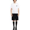 PRADA T-Shirts Men's White Crew Neck Moderate UJN787-1Z53-F0009-S-221