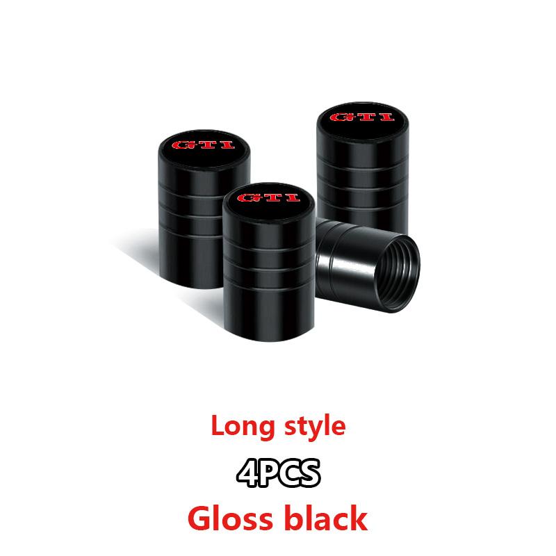 Car Wheel Tire Valve Caps Tyre Rim Stem Covers Auto Accessories For Volkswagen Bora Polo Golf Passat Touareg Tiguan Vento Sharan