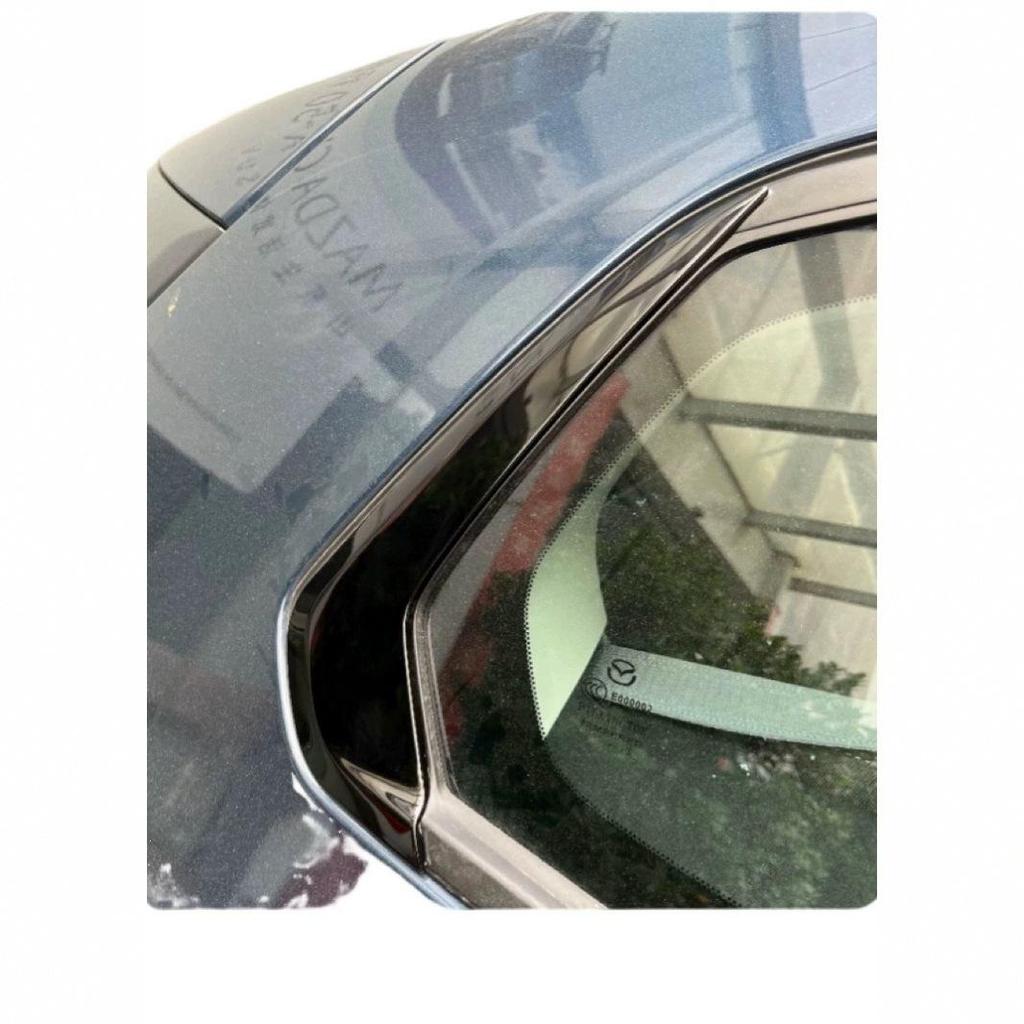 Mazda CX-50 Xingye Rear Window Trim - Black Stainless Steel Triangle Sticker