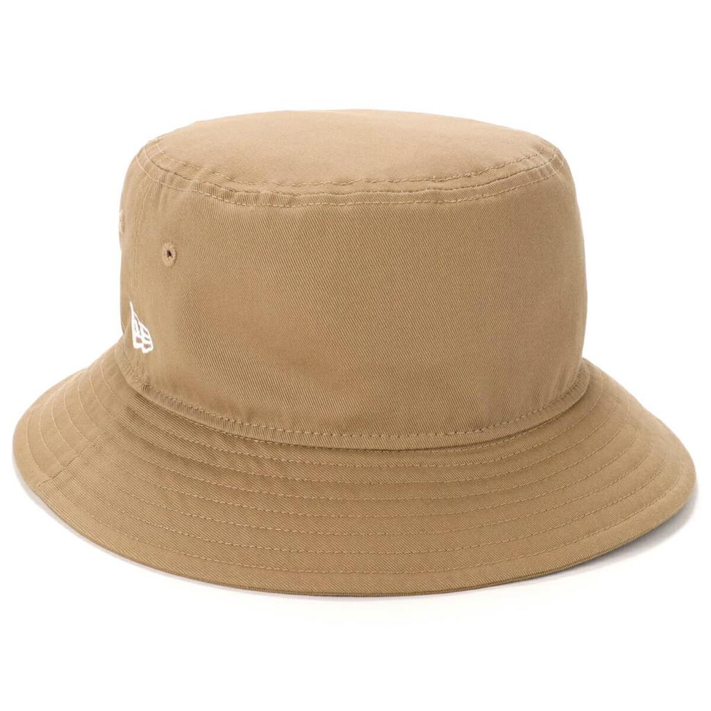 Twill Cotton KHA WHI 25J [New Era] Hat, Bucket, Khaki, M/L, BUCKET-01