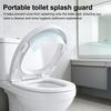 Брызговик для унитаза Легко установить Универсальный портативный щиток от брызг для унитаза Защита от брызг мочи