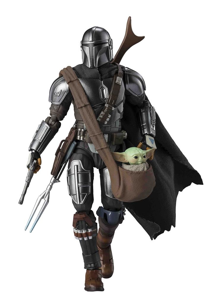 TAMASHII NATIONS Star The Mandalorian Mandalorian 150mm Painted Movable Figure S.H.Figuarts Wars (Din Djarin) Approx. ABS&PVC&Cloth