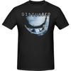 Мужская футболка JOISOMI Группа Disturbed Футболка с коротким рукавом для мужчин Свободный крой Тренировочные футболки(1)