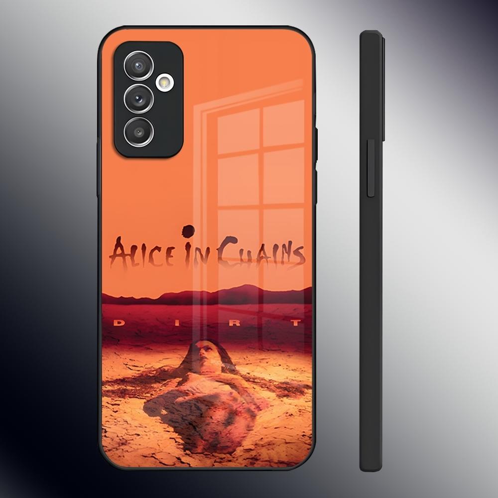 Чехол для телефона тяжелой рок-группы Alice In Chains для Samsung S26 S24 Ultra S23 S22 S21 Fe S25 Plus A54 A34 A24 A53 A13 A16 Стеклянная крышка