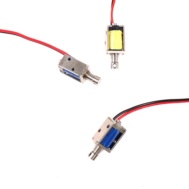 Двухтактный соленоид постоянного тока 3 В, 5 В, 6 В, 9 В, 12 В, тип электромагнита, ход 4 мм