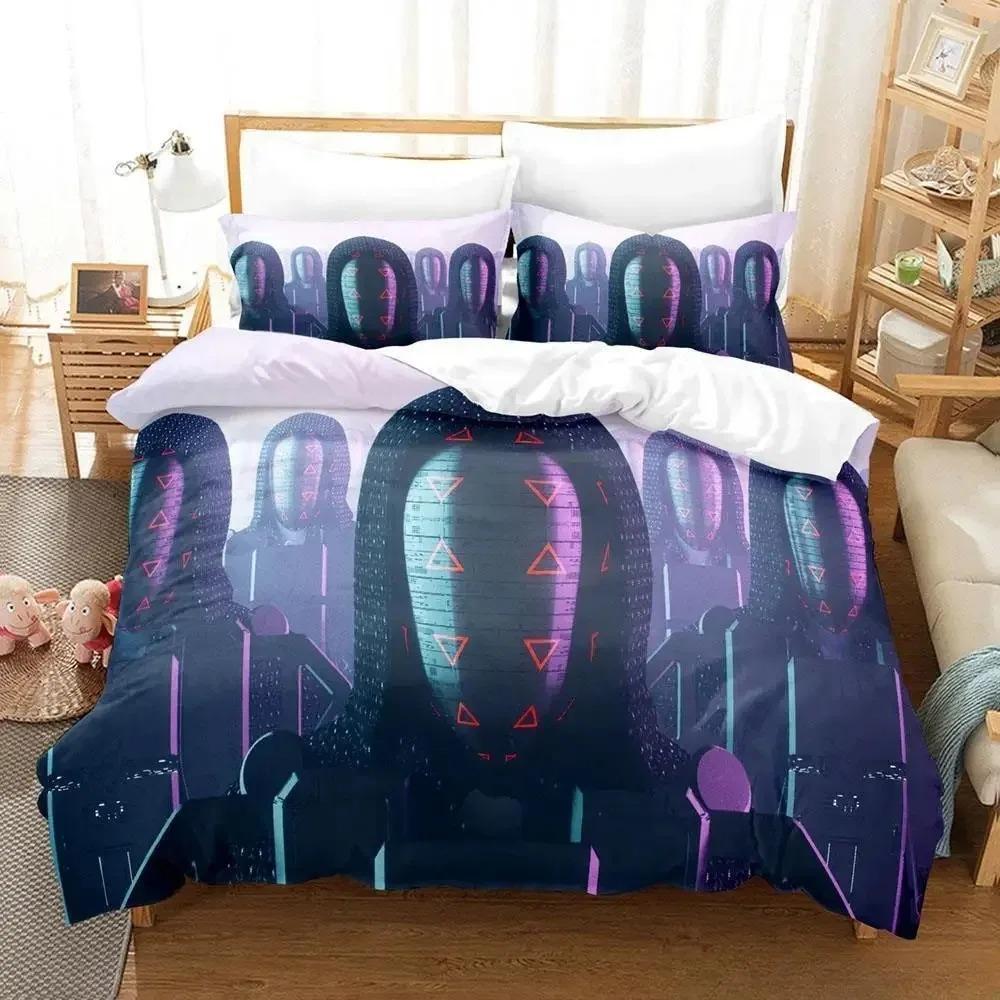 New Anime Robot Bedding Set Single Twin Full Queen King Size Bed Set Adult Kid Bedroom Duvet Cover Sets 3D Print Bed Sheet Set