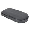 Black PU Bike Rear Saddle Seat Cover Cushion Wide Soft Pad Bicycle AccessorySemicircle (black)