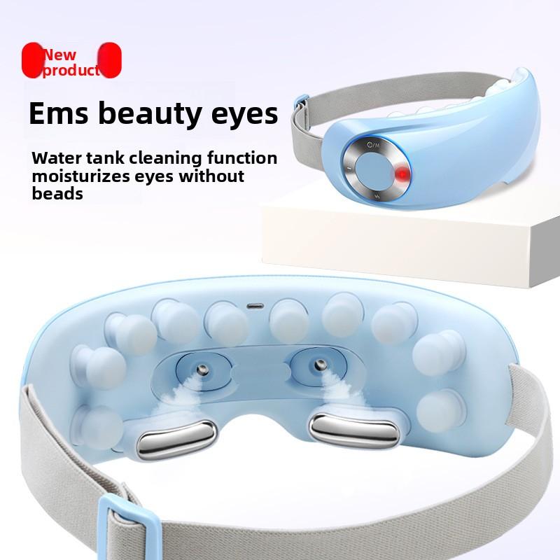 Smart Steam Eye Massager, Atomization Moisturizing Hot Compress Eye Care Device Relieve Eye Fatigue Protect Eyesight and Vision with Bluetooth Music