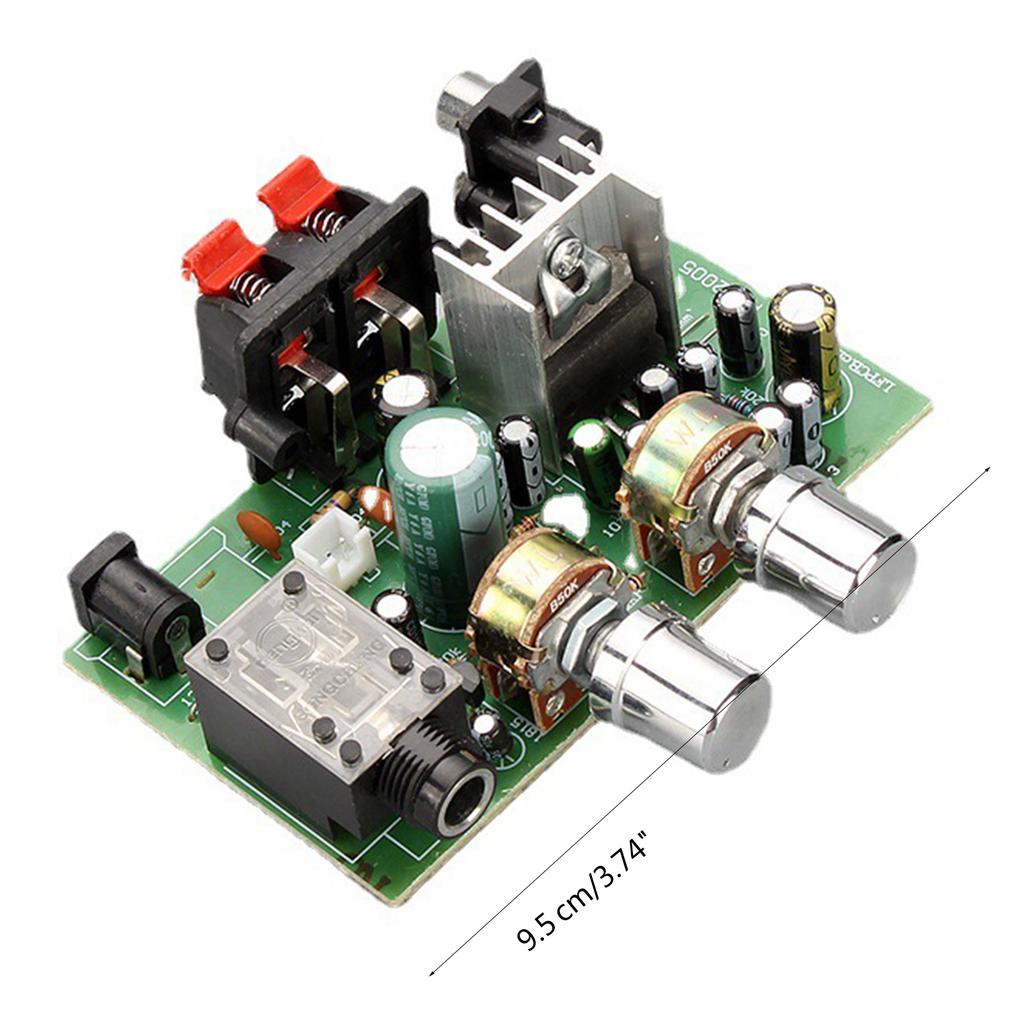PA-2005 20 Вт x 2 Цифровая двухканальная стерео плата аудиоусилителя AMP DC 12 В Мини музыкальный модуль 2 канала