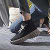 2025 New Sports Shoes Women's New Fashion Knitted Versatile Running Shoes Breathable and Lightweight Fly-woven Thin White Shoes
