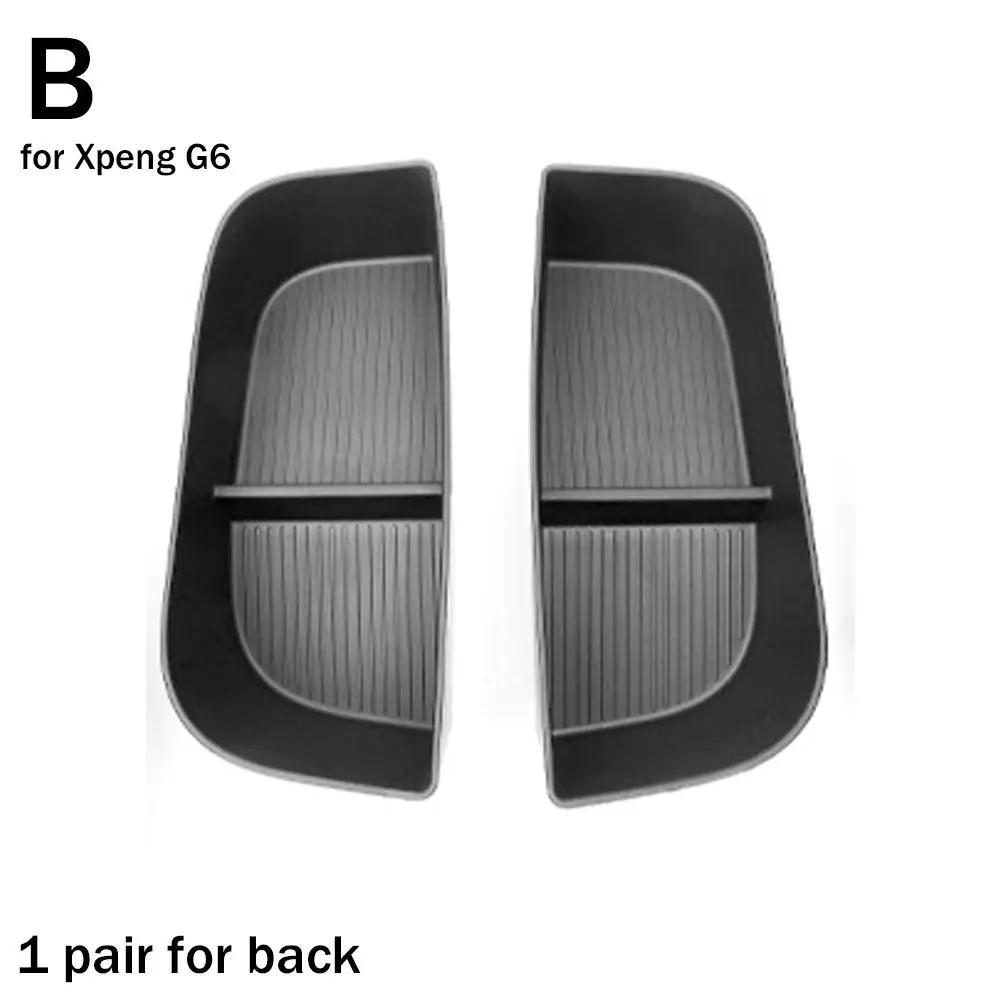 Door Side Storage Box For Xpeng G6 TPE Front Rear Door Handle Organizer Tidying Car Modification Accessories Car Interior D O4P3