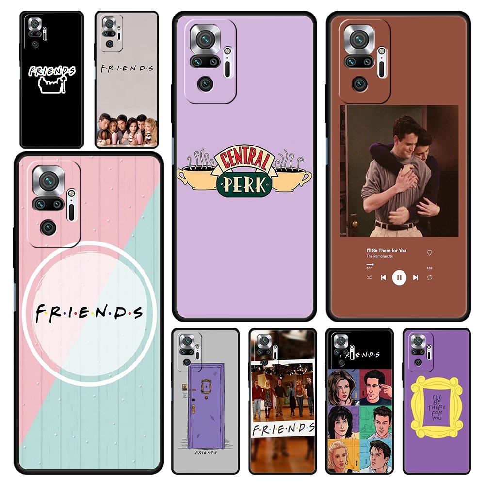 Чехол для телефона Friends для Redmi 14C 10C Note 15 14 13 12 10 11 K40 Pro Plus 5G Ударопрочный Мягкий ТПУ Корпус Fundas Capas Сумки
