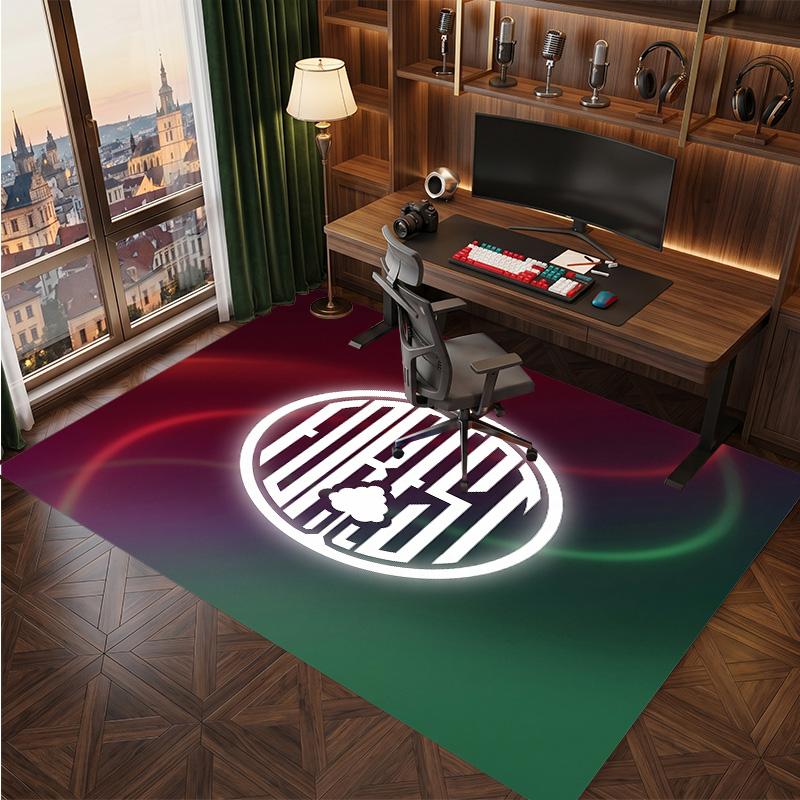 Nottingham Forest Football Print Crystal Velvet Rug, Comfortable Water Absorbent Non Slip Indoor Floor Carpet