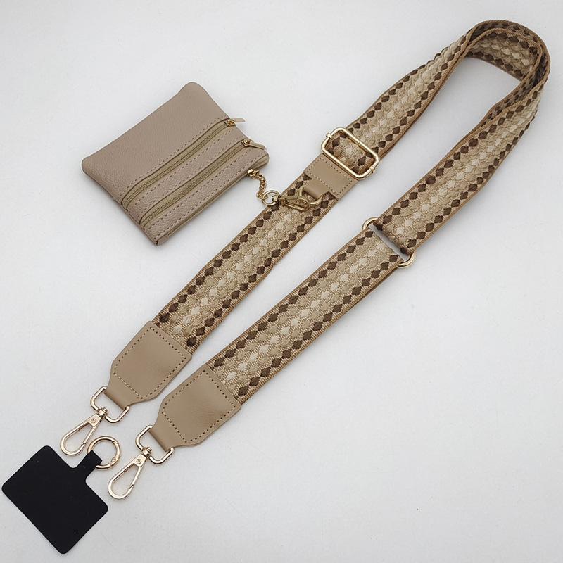 Fashion Polka Dot Mobile Phone Bag Strap Long Shoulder Strap Crossbody Adjustable Neck Bag Women's Bag Replacement Strap