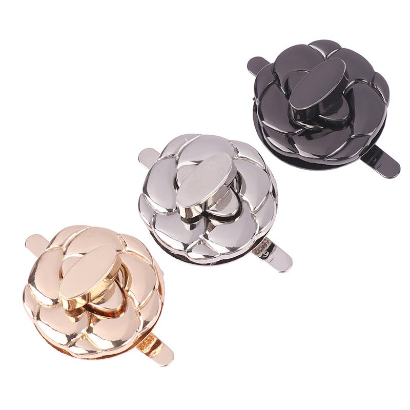 1 шт., металлические замки в форме цветка, застежка для сумки, пряжки для сумок, застежки для кошельков, аксессуары для рукоделия, застежки для сумок, застежки