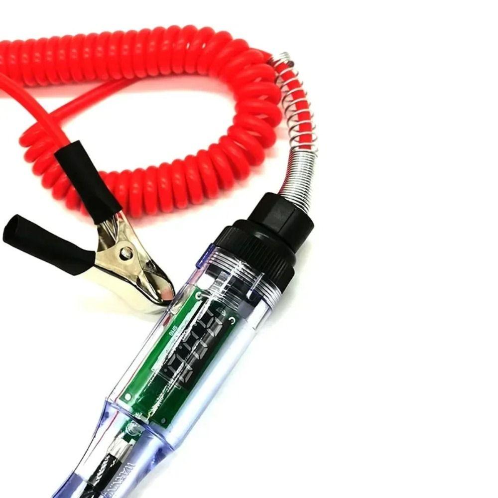 Digital Display Car Diagnostic Probe Test Pen Light Bulb Electric Measuring Pen DC Car Scanner