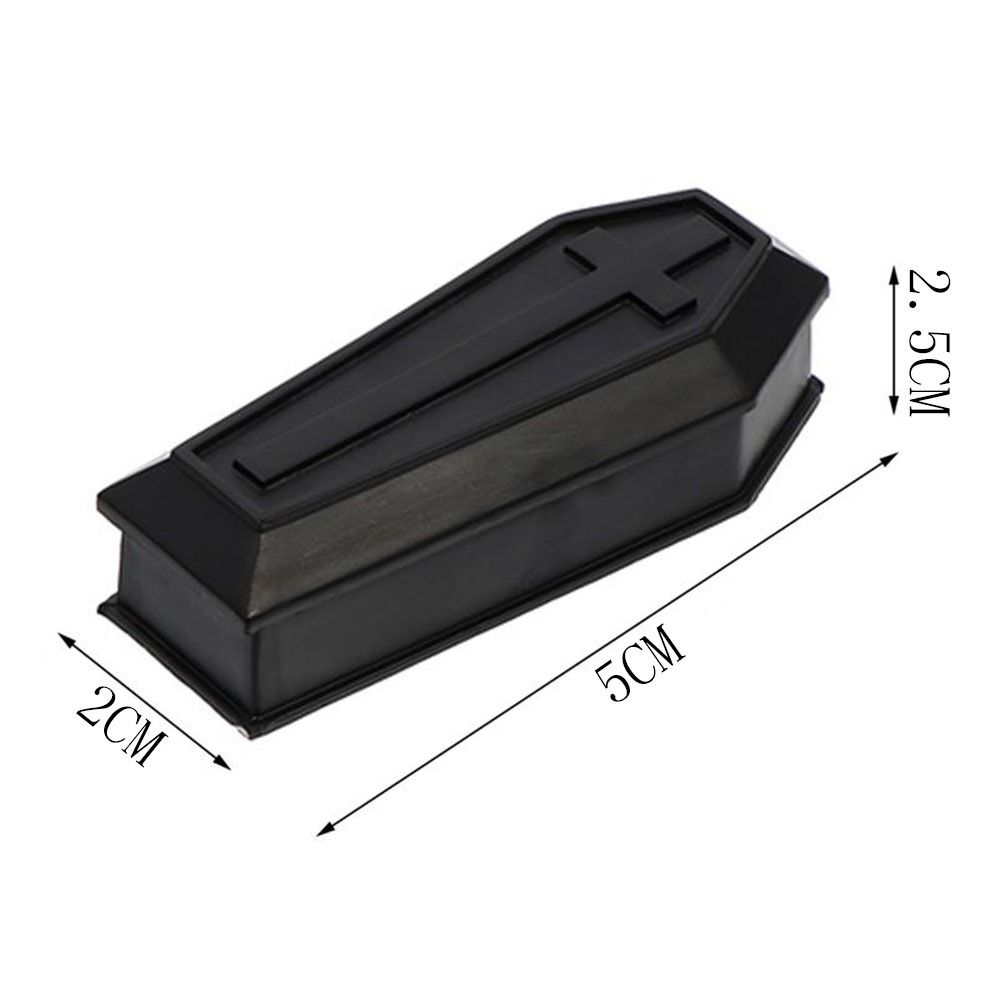 with Lids Halloween Coffin Box Candy Container Halloween Coffin Model Creative Home