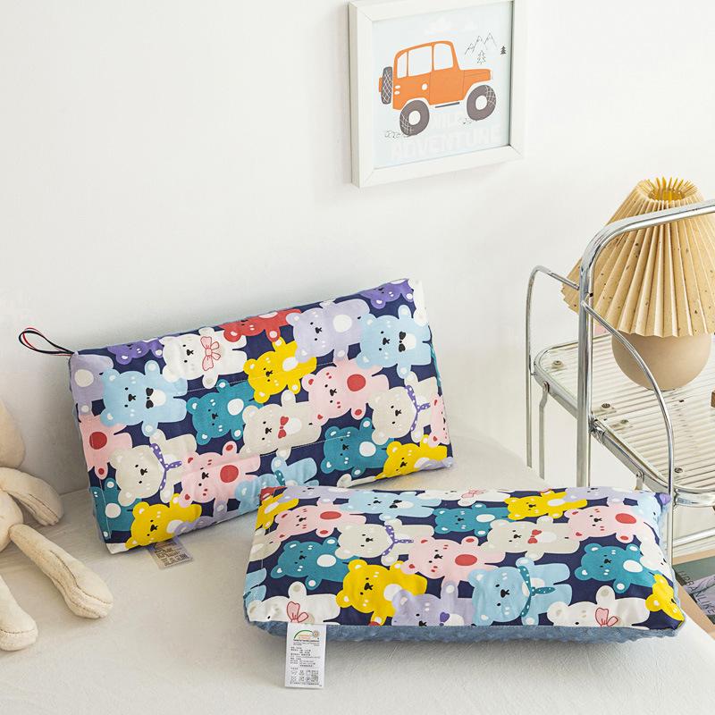 Children's Cotton Soothing Doudou Pillow for Home Kindergarten Children's Nap Pillow Cartoon Pillow