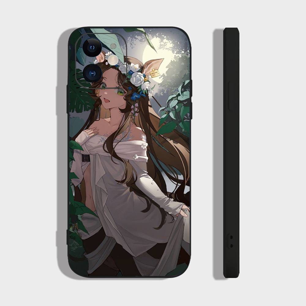 Чехол для телефона Jessica Anime R-Reverse 1999 для iPhone 17 Air 16 15 14 13 Pro Max 11 12 Черный силиконовый чехол