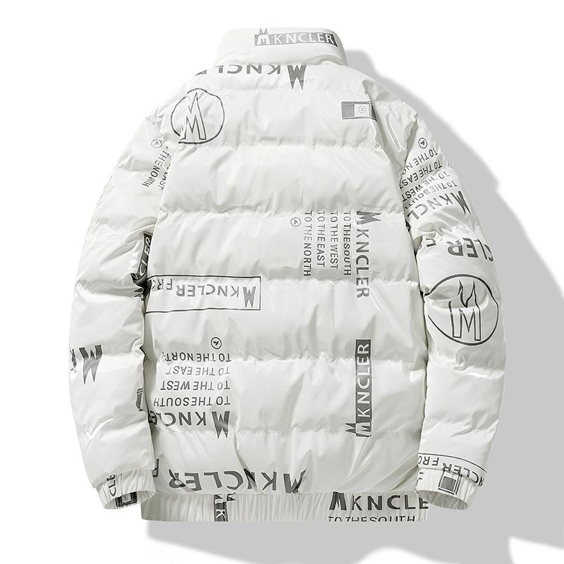 Новое пальто Осенне-зимнее пальто с хлопковой подкладкой Мужское трендовое красивое трендовое пальто Теплая куртка с воротником-стойкой и хлопковой подкладкой