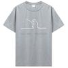 Футболка La Linea Fishing, новинка, топы из чистого хлопка с круглым вырезом, футболка Harajuku, подарок на день рождения, одежда, унисекс, уличная футболка
