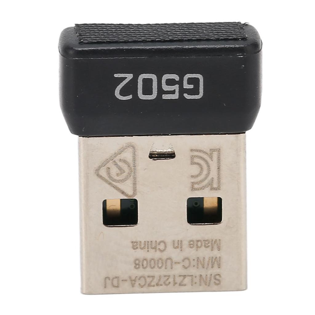USB Receiver 2.4GHz Wireless Stable Signal Small Portable ABS Metal Mouse Adapter for G502 Mouse