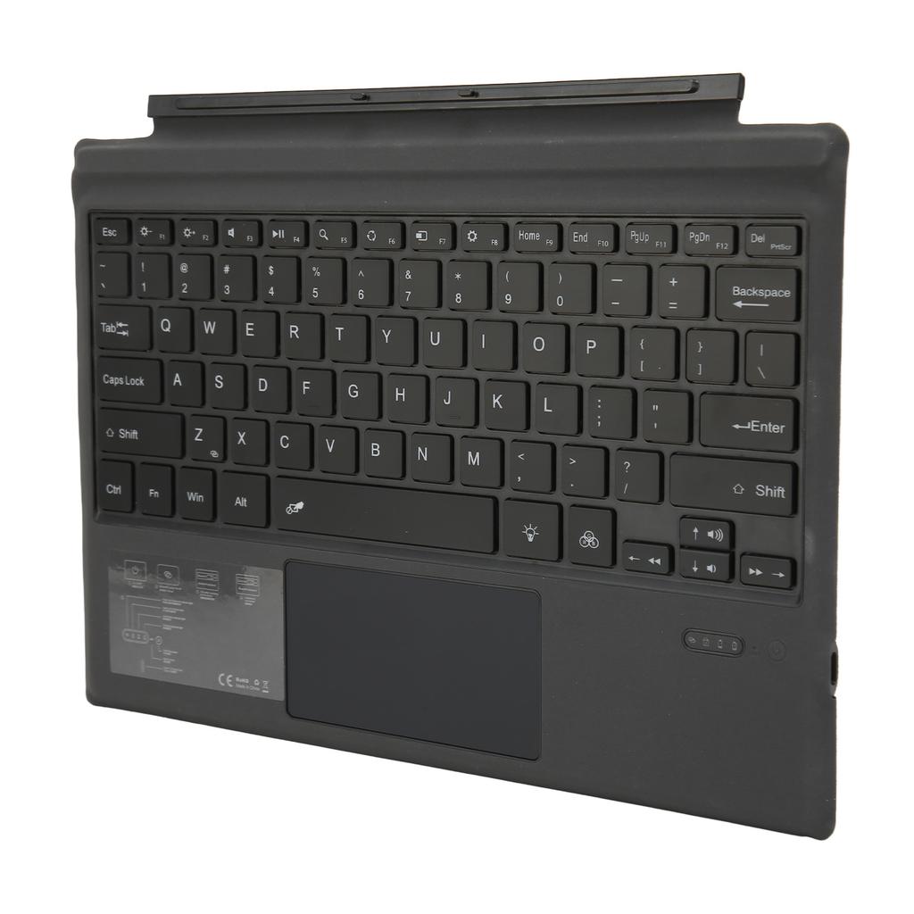 Wireless Bluetooth Keyboard Ultra Thin Portable 7 Color Backlight Keyboard with Touchpad for