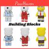 Маленькие мультяшные строительные блоки для детей Bearbrick