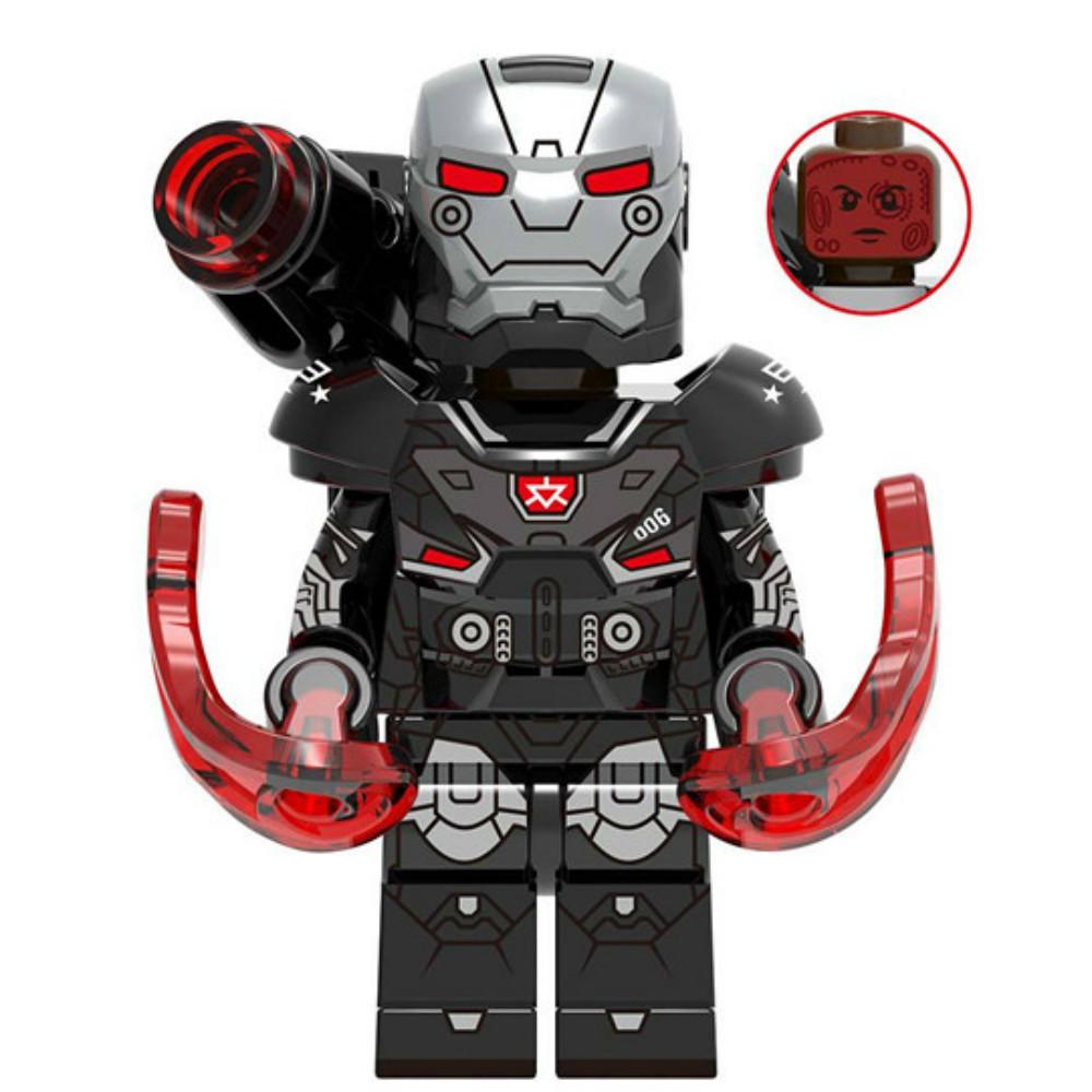 Супергерой Железный человек Военная машина Железный человек Толстый Тор Стэн Ли Мстители 4 Строительные блоки Игрушки