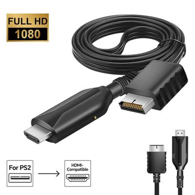 Для Playstation 2 HDMI-совместимый конвертер-адаптер Поддерживает режимы отображения PS2/PS1 для HDTV PC Full HD Адаптер-кабель