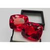 Red Ruby Earring Making Natural 50+ Ct Cushion Cut Pair Beautiful Gemstone