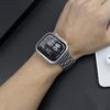Ремешок + чехол для Apple Watch 11 10 42 мм 46 мм 9 8 7 41 мм 45 мм Металлический ремешок Корпус из поликарбоната для iWatch Series 6 5 4 SE 40 мм 44 мм