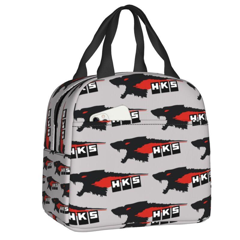 Custom H-HKSES CLK Insulated Lunch Tote Bag for Women Portable Thermal Cooler Food Lunch Box Kids School Children
